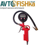 Пистолет подкачки с цифровым манометром Intertool