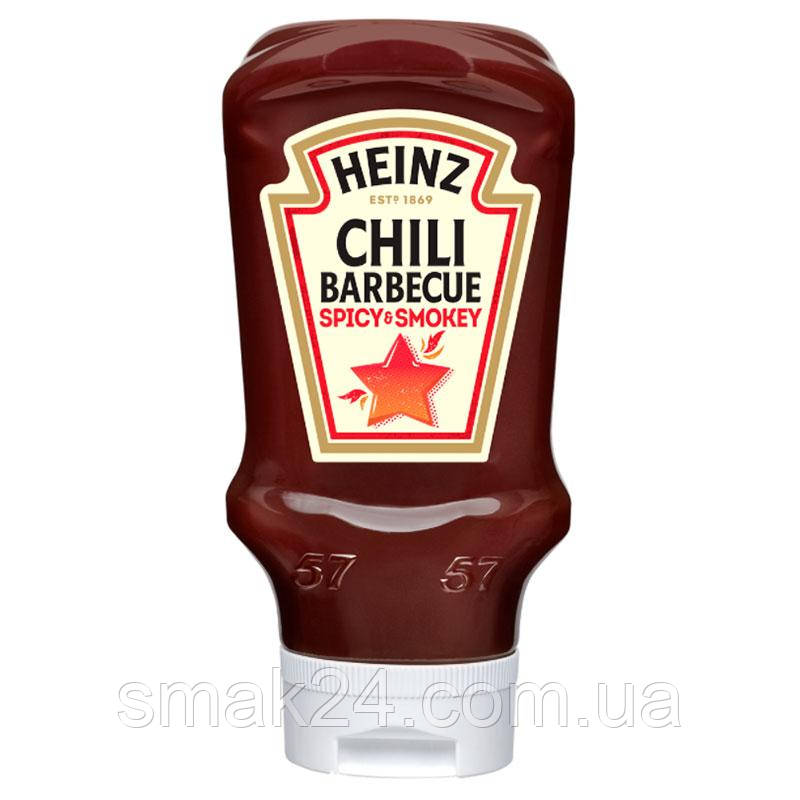 Соус Барбекю гострий Chili Barbecue spicy&smokey Heinz 400мл Нідерланди