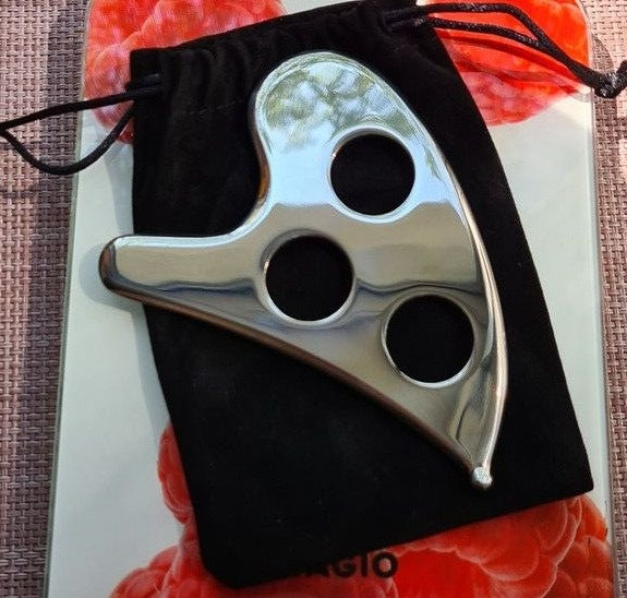 Сталевий гуаша скребок Міофасціальний боді блейд Gua Sha скребок iastm, фото 1