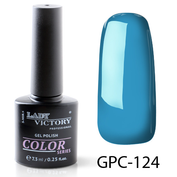 Гель-лак для нігтів Lady Victory кольоровий GPC-(121-130), 7,3 мл.