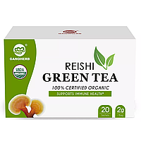 Зеленый травяной чай с органической Ganoderma. Reishi Green Tea