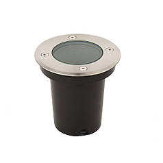 Світильник тротуарний Horoz під лампу MR16/GU10 AWAX IP67 65 мм мат.хром. 079-030-0001-010