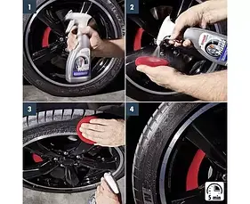 Засіб для догляду та чорніння шин матовий 500 мл SONAX XTREME ReifenPfleger Matteffect, фото 3