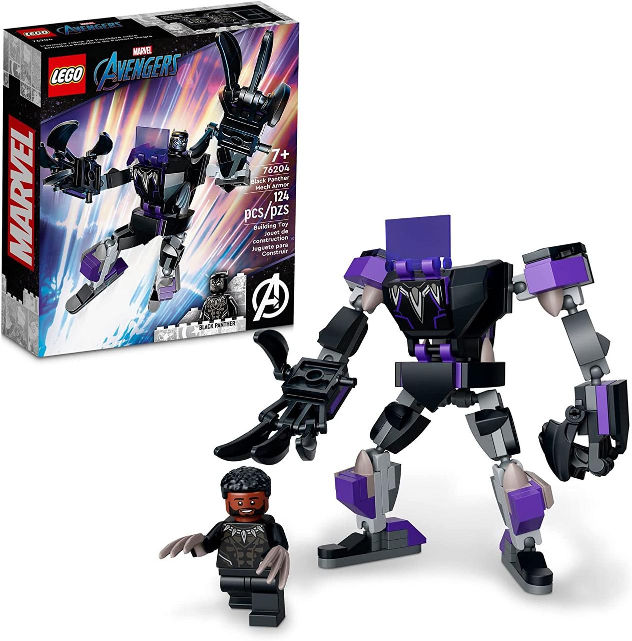 Лего Марвел Супергерої Чорна Пантера та робот Lego Super Heroes 76204