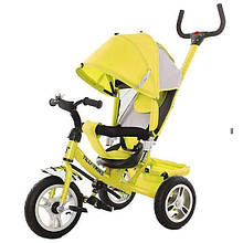 Велосипед триколісний TILLY Trike жовтий, надувні колеса