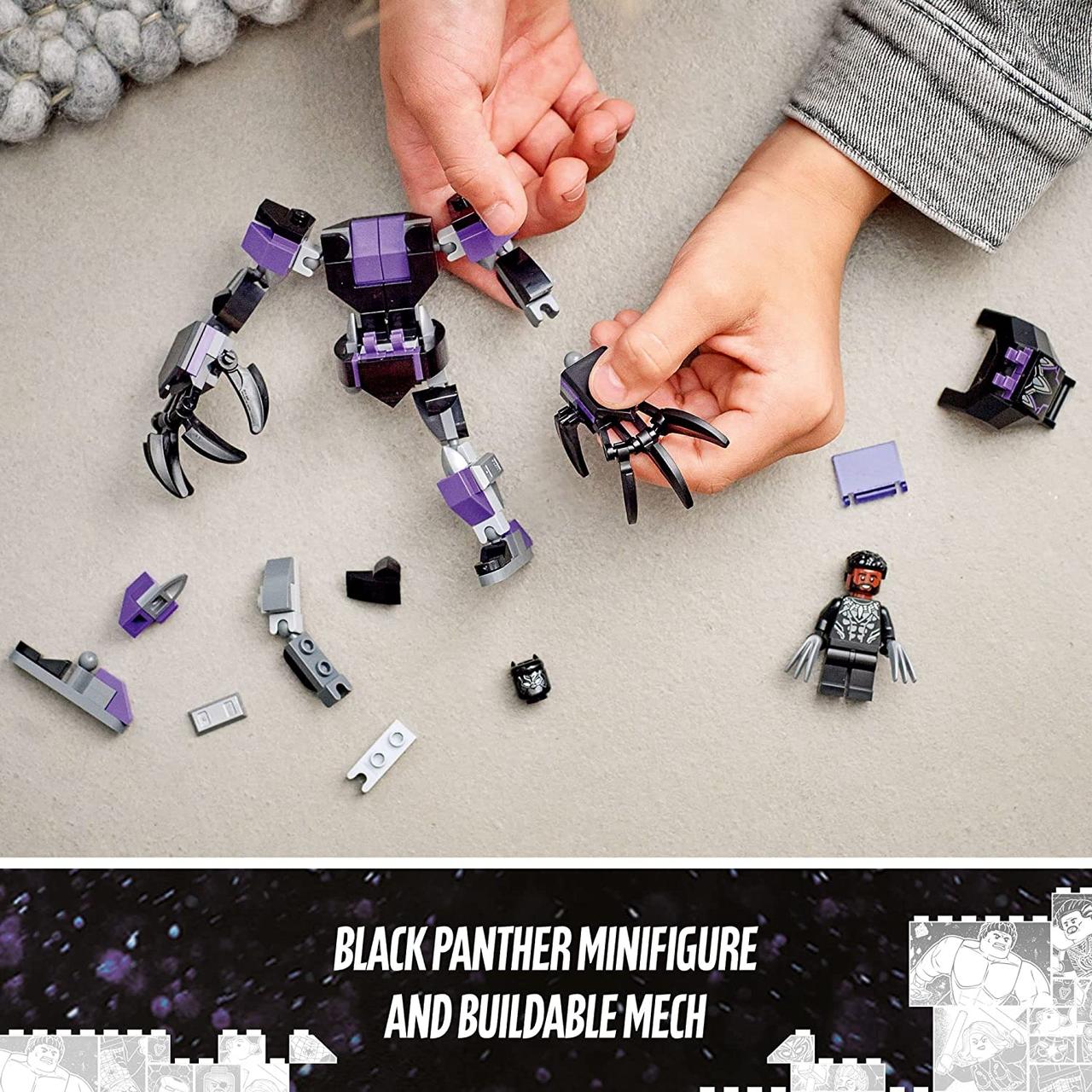 Лего Марвел Супергерої Чорна Пантера та робот Lego Super Heroes 76204 ...