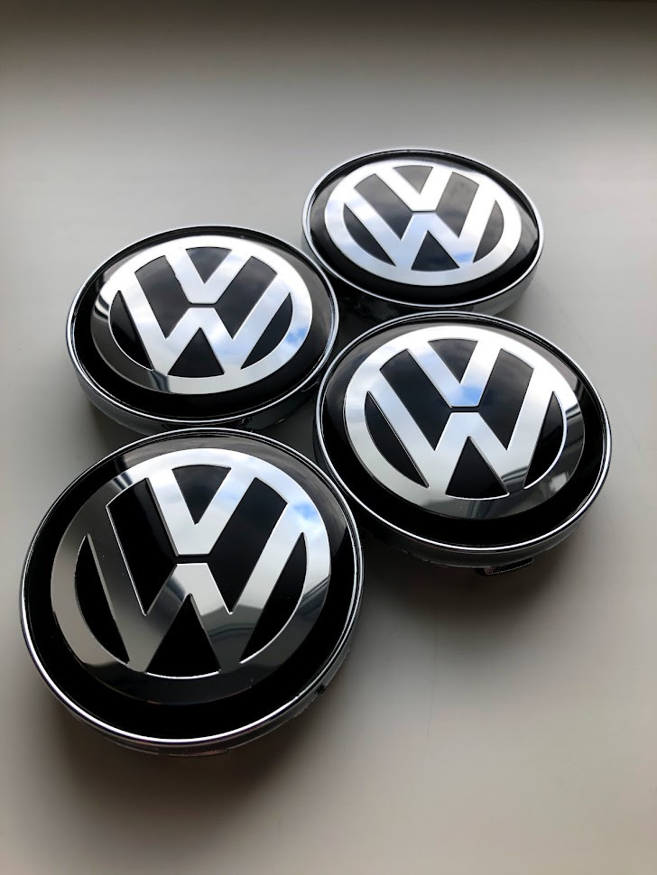 Ковпачки заглушки на литі диски Volkswagen 60 мм, ковпачки Фольсваген