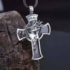 Кулон чоловічий на шию Хрест Ланцюжок із хрестиком амулет оберег