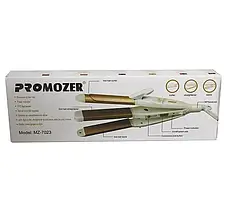 Стайлер Pro Mozer 3 в 1 (плойка, гофре, випрямляч для волосся) Mz-7023, фото 5