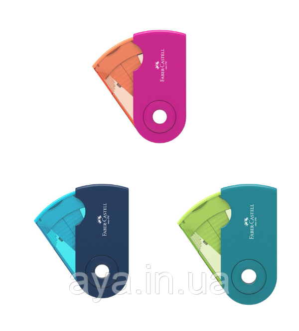 Подвійна точилка Faber-Castell Sleeve Trend з контейнером, 182704, фото 1