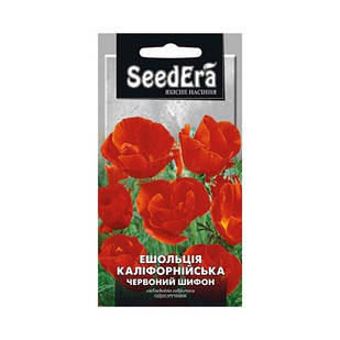 Насіння Ешшольція Червоний шифон 0,3 г, Seedera