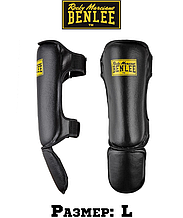 Захист для гомілки та стопи в MMA Benlee GUARDIAN L/XL/PU/ чорний