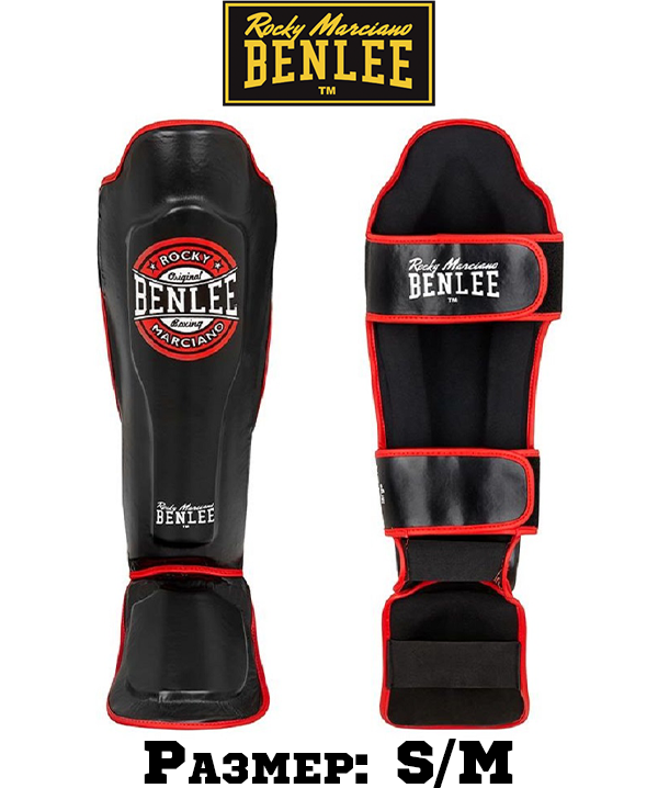 Захист для гомілки та стопи MMA Benlee BUSTER S/M/PU/ чорний