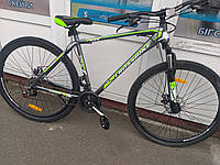 Велосипед CROSSBIKE RACER 29" 20" чорно зелений