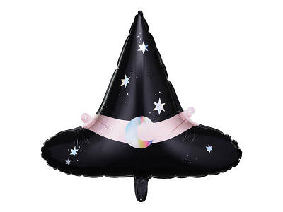 PD Фольговані кулі Гелловін. Ковпак відьми. Foil balloon Witch's hat, halloween 66.5x57.5 cm. УП
