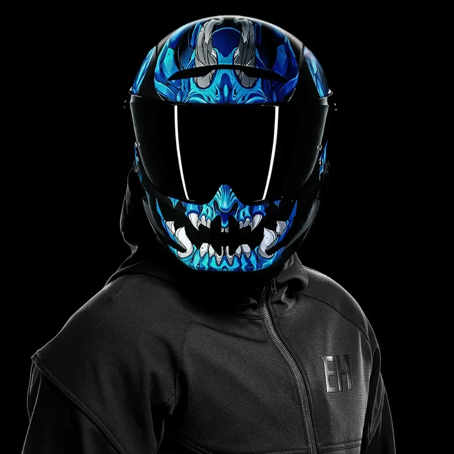 МОТОШОЛОМ ATLAS 3.0 HELMET - DIABLO AZUL