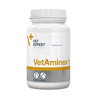 Vet Expert VetAminex Ветексперт ВетАмінекс вітаміни та мінерали для котів та собак 60 капс.