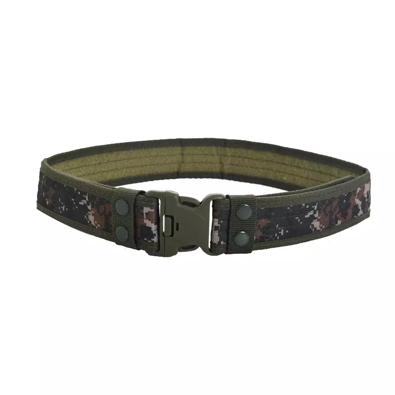 Тактичний ремінь темно-зелений піксель на липучці, фото 1