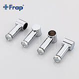 Полиця скляна кутова Frap F1907-2, 2-х ярусна, 290х290 мм, фото 4