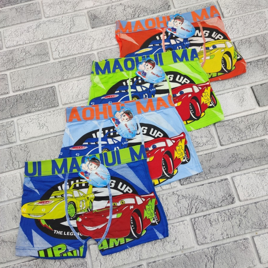 Труси боксери дитячі в одному розмірі 4-6 років Тачки асорті 30033535, фото 1