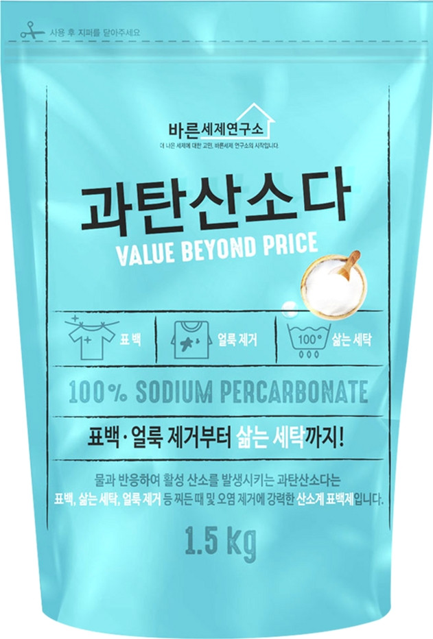500975 Засіб для миття універсальний Натрію перкарбонат "Лабораторія чистоти" Мукунгхва 1,5кг