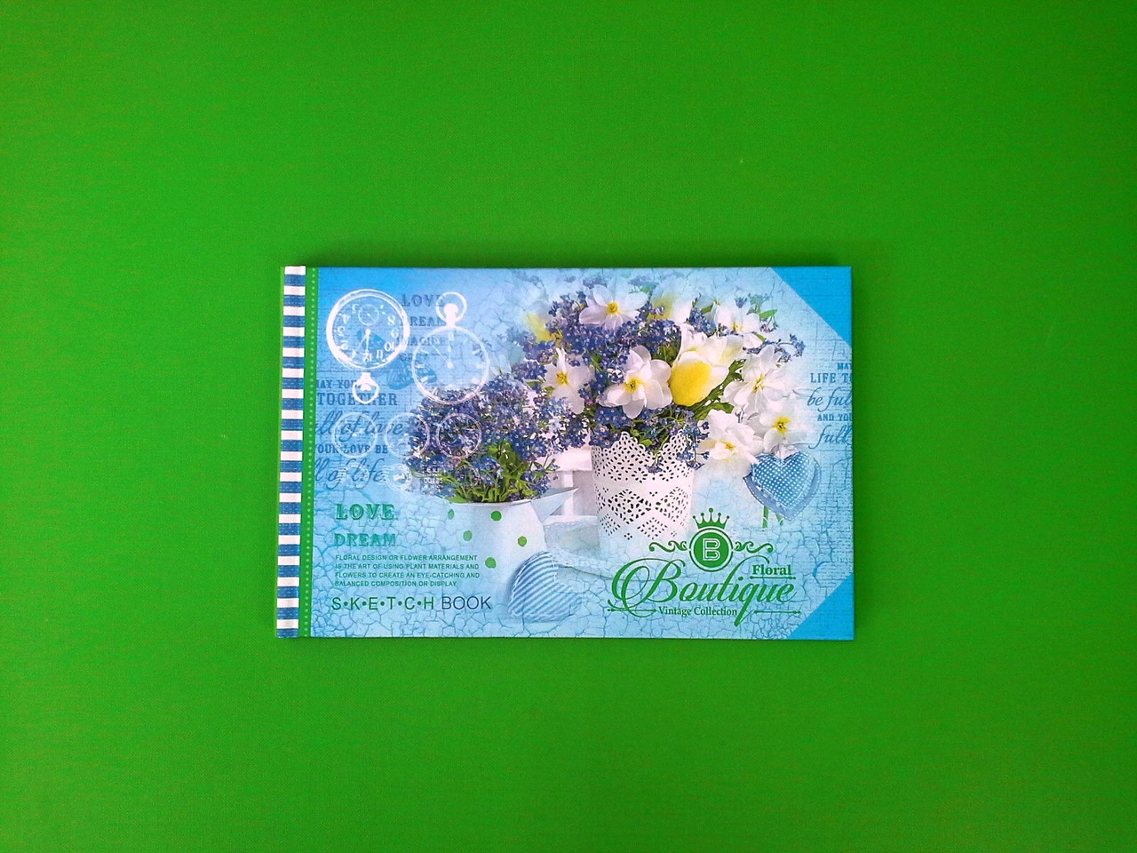 Канц Скетчбук 197х124/36арк. ”Bourgeois” Чисті, мат.лам. ТВ. Обкл. диз.21515 (1/10) (Канц20)