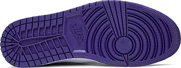 Кроссовки Nike Air Jordan 1 Retro High Court Purple White - 555088-500, фото 3