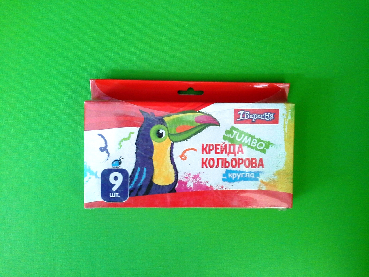 Канц 20 Крейда кольова 9 шт. JUMBO ”1В” /400447/ ”Zoo Land” (1/6/60)