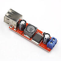 Понижуючий перетворювач на LM2596 з 2 USB виходами