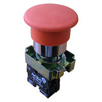 Кнопка АСКО-УКРЕМ XB2-BC42 "грибок" (d 40 мм) "Стоп" червона (A0140010031)