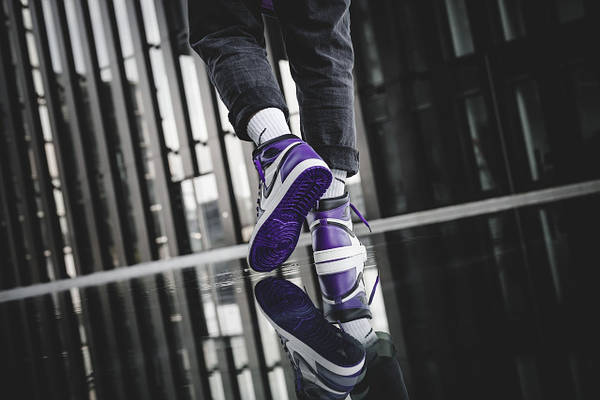 Nike air jordan 1 retro high court purple sale