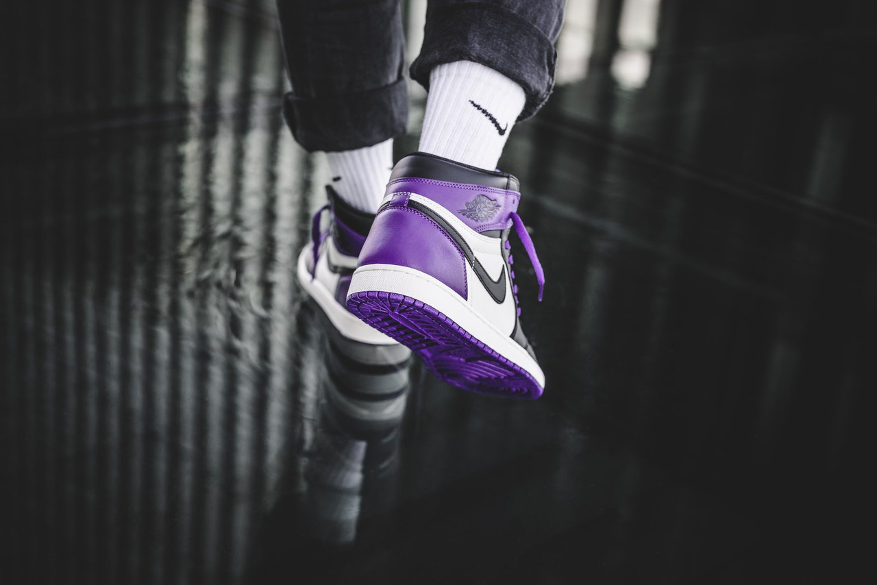 Кроссовки Nike Air Jordan 1 Retro High Court Purple - 555088-501 (ID#1665503030), цена: 2600 ₴, купить на Prom.ua Кроссовки Nike Air Jordan 1 Retro High Court Purple - 555088-501 (ID#1665503030), цена: 2600 ₴, купить на Prom.ua