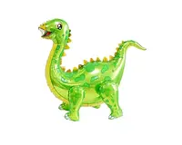 Фольгированный шар-ходячка "Динозавр" , цвет - зеленый