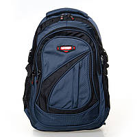 Городской крепкий мужской вместительный рюкзак на 35 литров Power In Eavas синий повседневный рюкзак