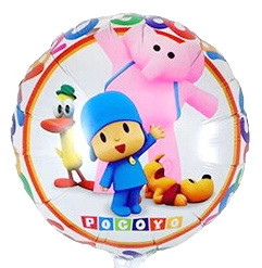 Куля фольгована кругла "Pocoyo". Розмір: 18"(45 см).