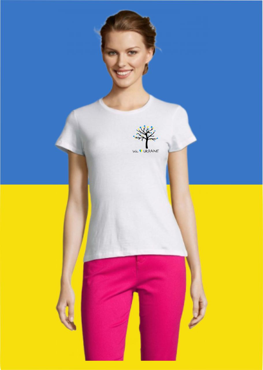 Футболка YOUstyle жіноча We Love Ukraine 0975 XL White, фото 1