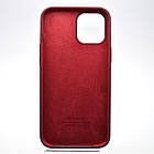 Чохол накладка Silicon Case Full Cover для iPhone 12 Pro Max Maroon Бордовий, фото 4