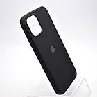 Чохол накладка Silicon Case Full Cover для iPhone 12 Pro Max Black Чорний, фото 3