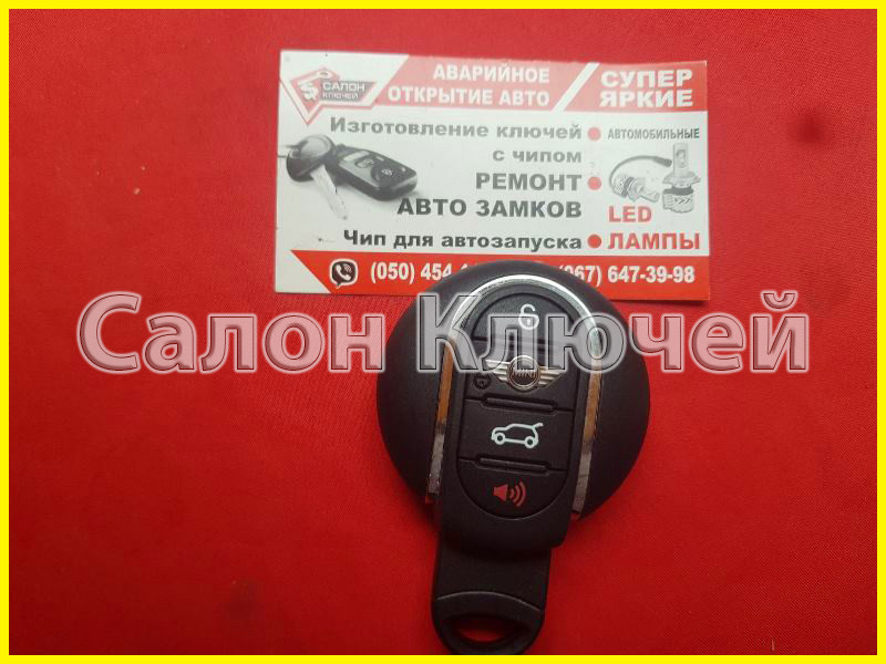 Ключ Mini Cooper USA (2014-2018) 4кн Keyless 433MHz PCF7953 ID49 NBGIDGNG1 9345896-01