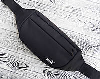Черная сумка-бананка Puma, мужская бананка Puma, поясная сумка Puma для занятий спортом, из текстиля