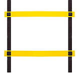 Координаційна драбина 6 м (12 перекладин) Жовтий, фото 4