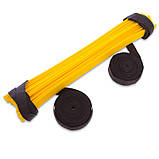 Координаційна драбина 6 м (12 перекладин) Жовтий, фото 5