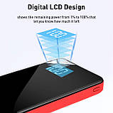 Портативний зарядний пристрій Power Bank 30000 мА·год Зовнішній акумулятор Bextoo павербанк повербанк, фото 3