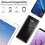 Портативний зарядний пристрій Power Bank 30000 мА·год Зовнішній акумулятор Bextoo павербанк повербанк, фото 6