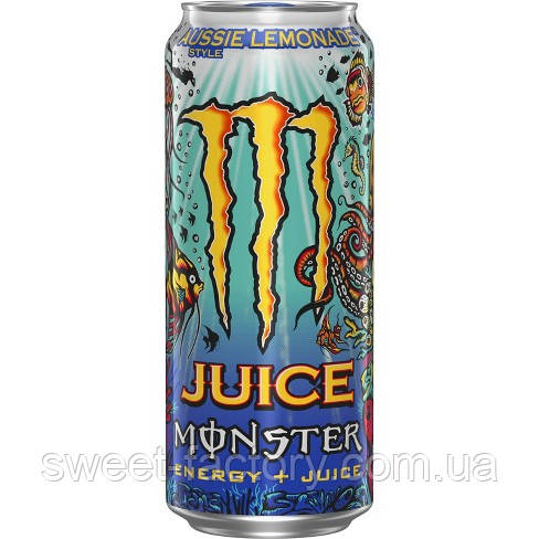 Энергетик Monster Energy Juice Aussie Lemonade USA 473ml (ID#1665529834 ...