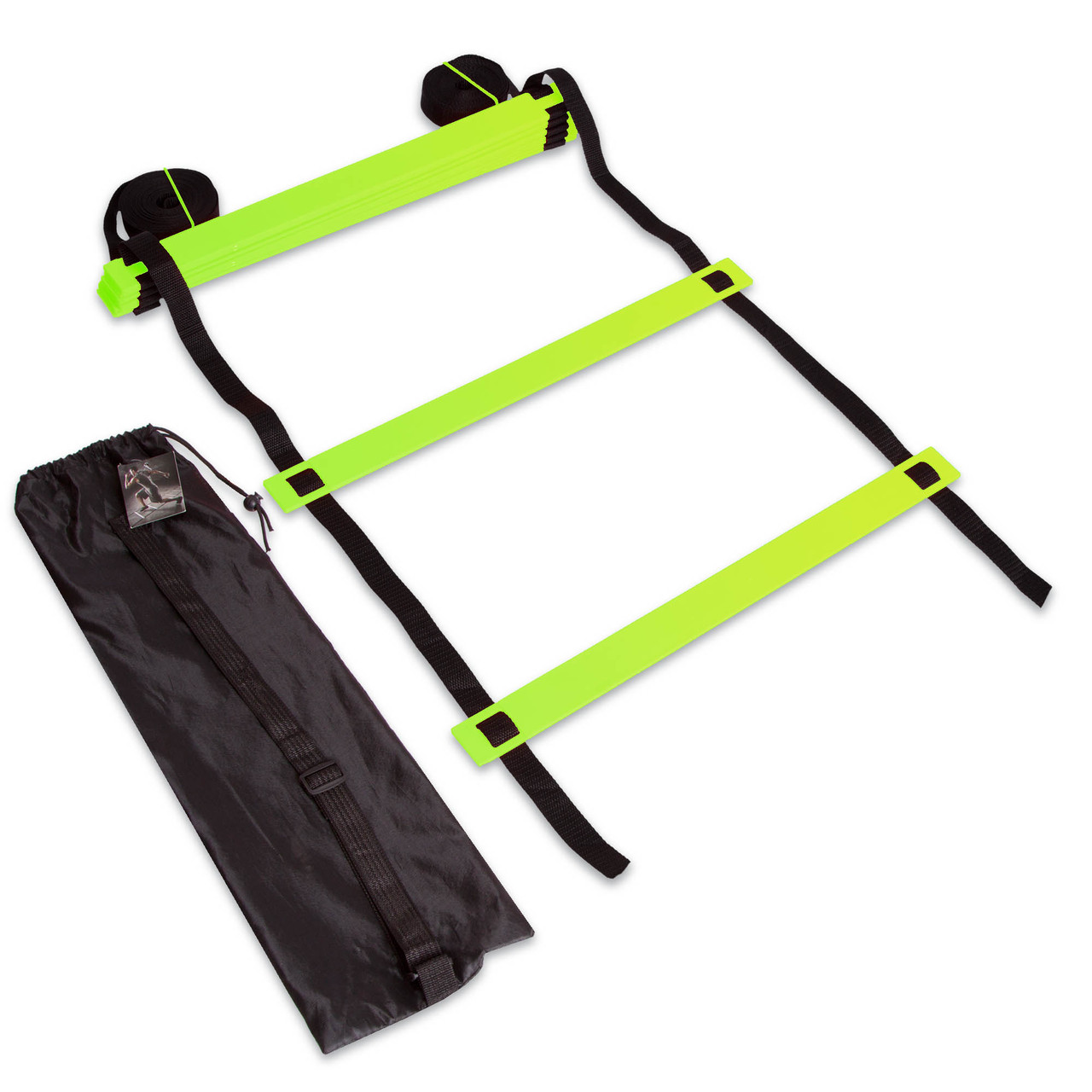 Координаційна драбина 10 м (20 перекладин) Салатовий, фото 1