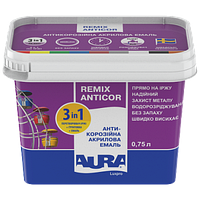 Антикоррозионная акриловая эмаль Aura Luxpro Remix Anticor 0,75 л
