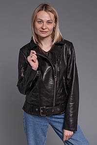 Жіноча куртка косуха з натуральної шкіри