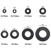 Нейлонові шайби із 8 розмірів M2 M2,5 M3 M4 M5 M6 M8 M10