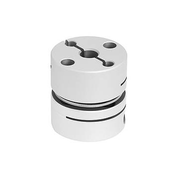 Муфта з'єднувальна мембранна 8х12 мм CM1S-3436-8x12, гнучка безлюфтова муфта для з'єднання валів, фото 3